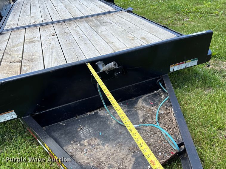 image for item FC5853 2022 Big Tex 14TL-22BK tilt deck utility trailer