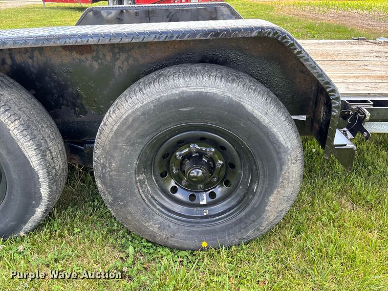 image for item FC5853 2022 Big Tex 14TL-22BK tilt deck utility trailer