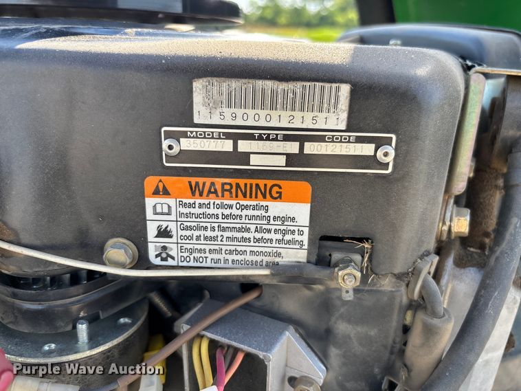 image for item FC5885 John Deere SST18 lawn mower