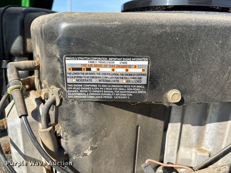 image for item FC5885 John Deere SST18 lawn mower