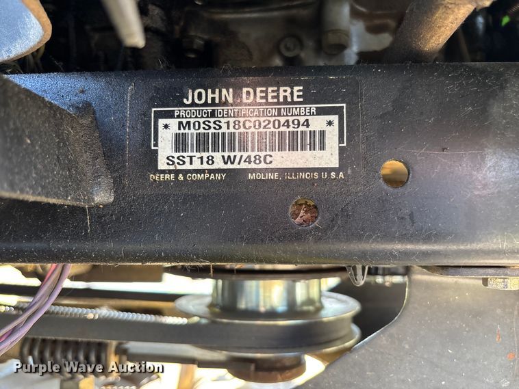 image for item FC5885 John Deere SST18 lawn mower