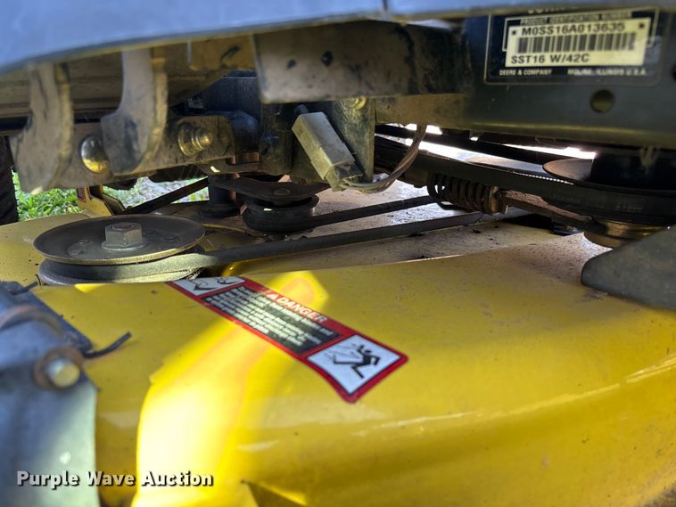 image for item FC5888 John Deere SST16 lawn mower