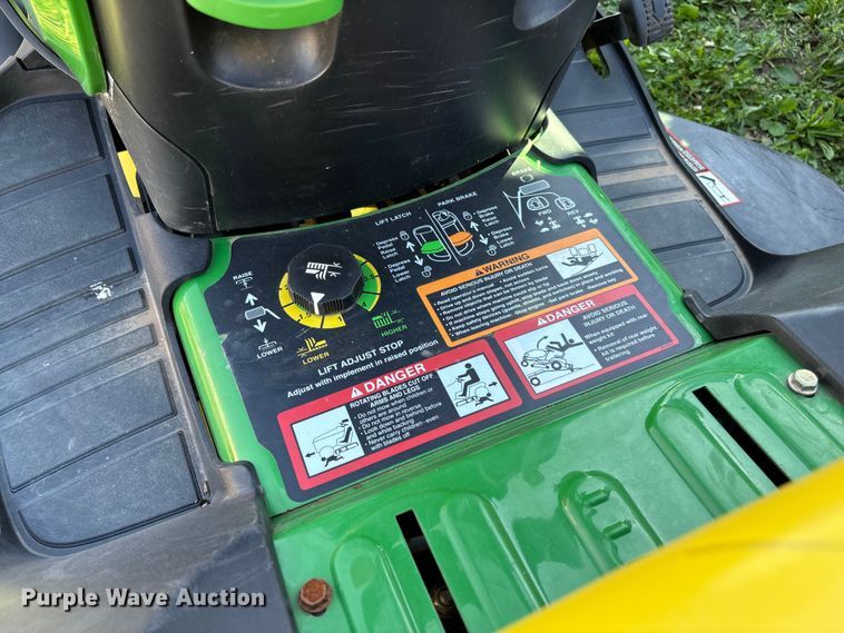 image for item FC5888 John Deere SST16 lawn mower