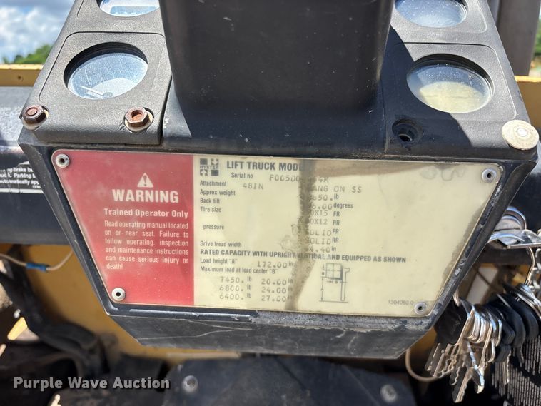 image for item FG0421 Hyster forklift