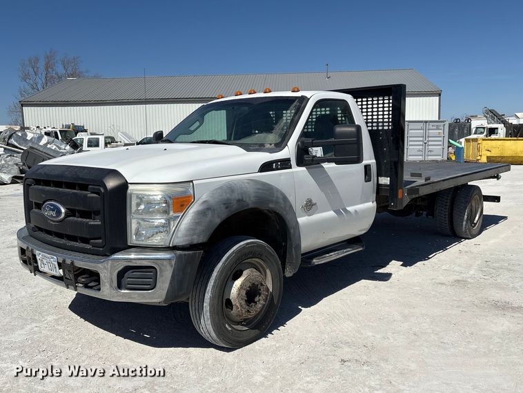 2011 Ford F550 Flatbed Truck