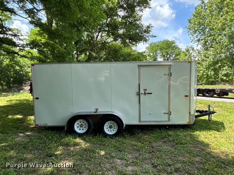 image for item FH7152 2014 H & H Trailers enclosed cargo trailer