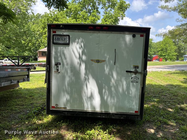 image for item FH7152 2014 H & H Trailers enclosed cargo trailer