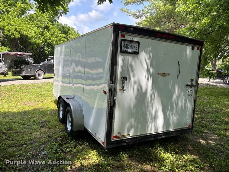 image for item FH7152 2014 H & H Trailers enclosed cargo trailer