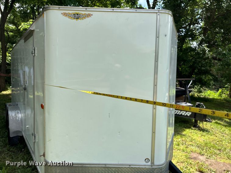 image for item FH7152 2014 H & H Trailers enclosed cargo trailer