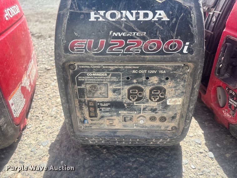 image for item FH7505 (6) Honda EU2000I generators