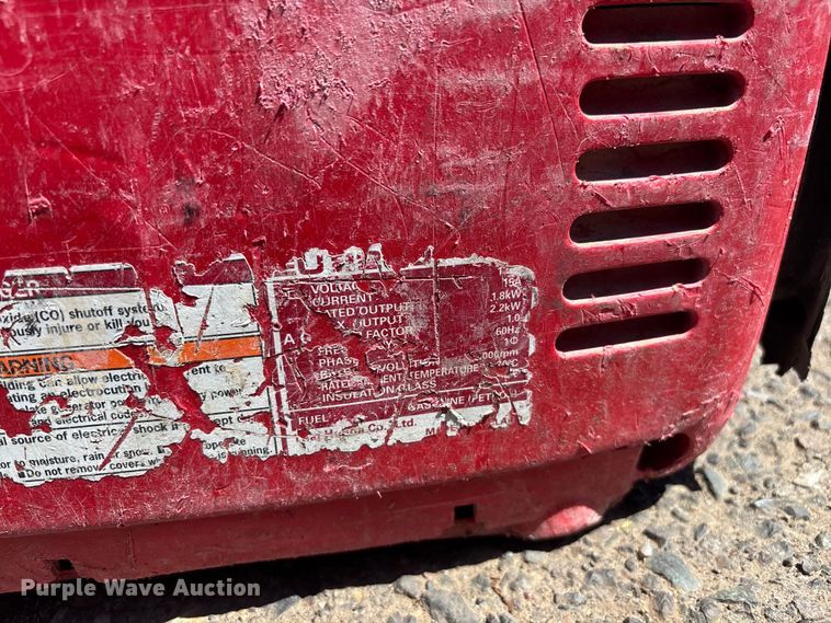 image for item FH7505 (6) Honda EU2000I generators
