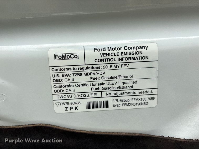 image for item FI0191 2015 Ford Transit van