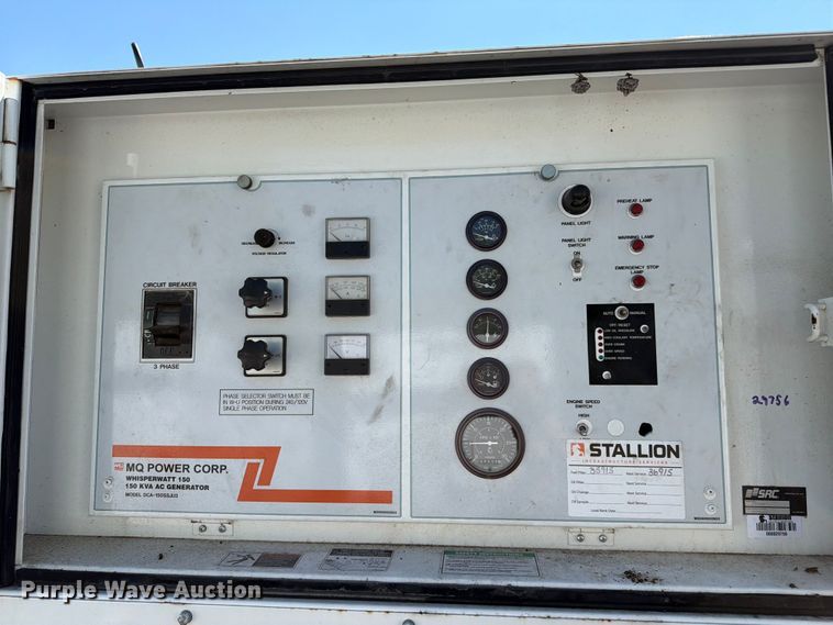 image for item FK2003 2008 MQ Power Whisperwatt 150 generator