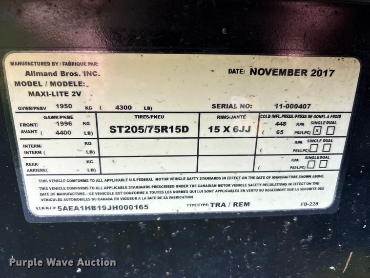 image for item FK2012 2018 Allmand Bros, Inc. Max-Lite II light plant