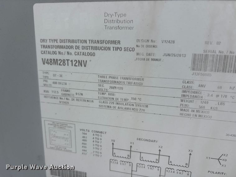image for item FK2025 Distribution transformer
