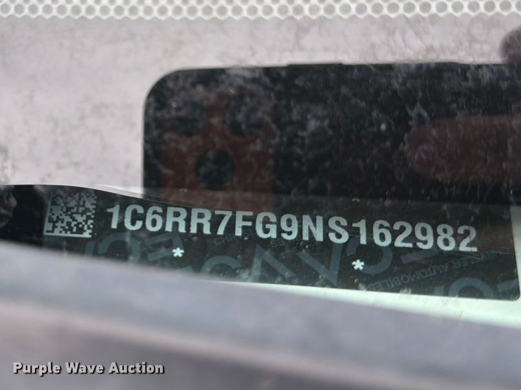 image for item YA3187 2022 RAM 1500 Ext. Cab pickup truck
