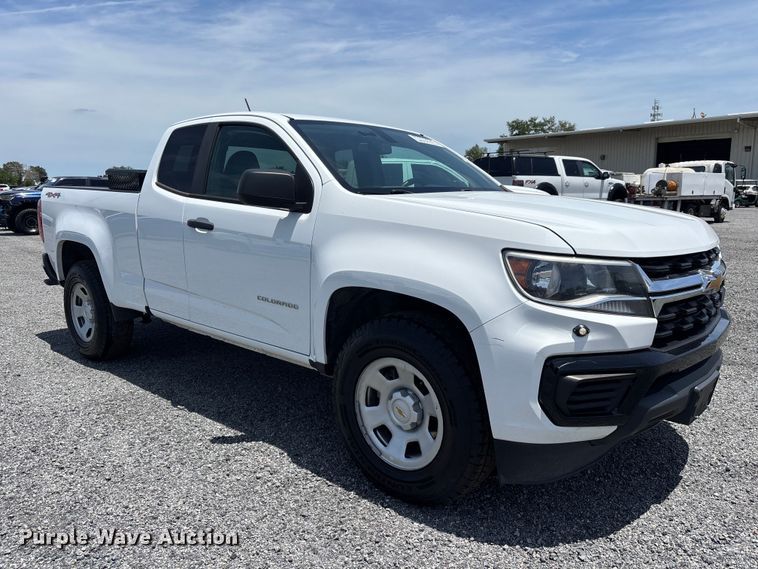 image for item YA3234 2022 Chevrolet Colorado Ext. Cab pickup truck