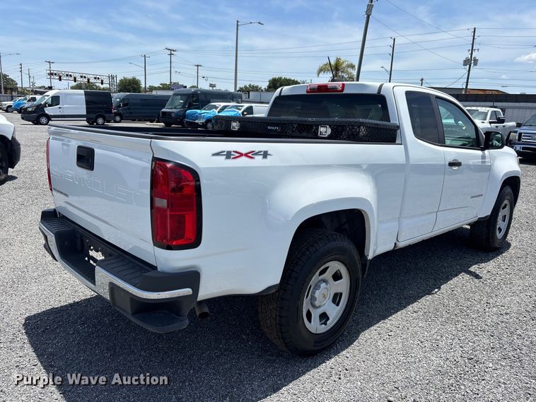image for item YA3234 2022 Chevrolet Colorado Ext. Cab pickup truck