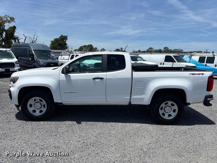 image for item YA3234 2022 Chevrolet Colorado Ext. Cab pickup truck