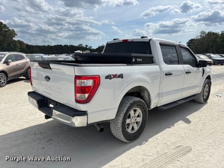 image for item YA3236 2021 Ford F150 Crew Cab pickup truck