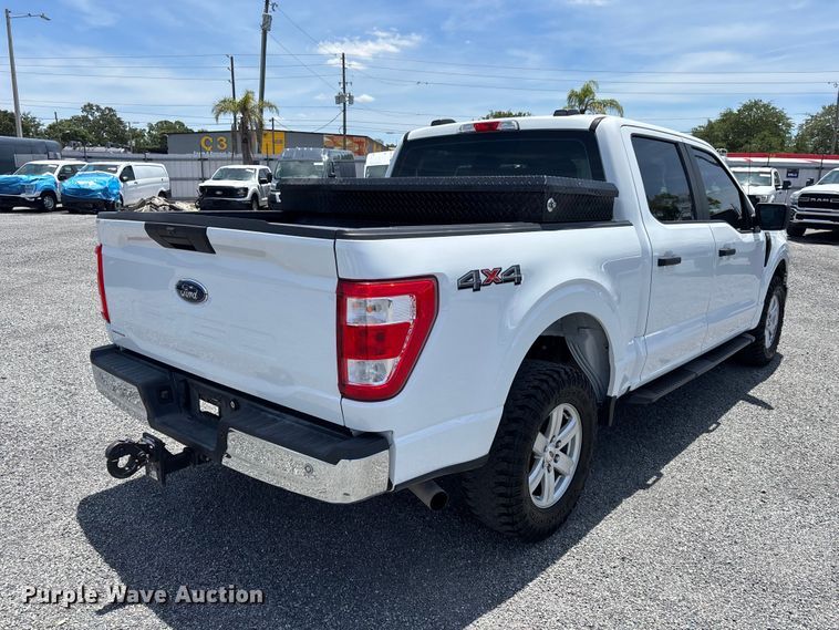 image for item YA3238 2021 Ford F150 Crew Cab pickup truck