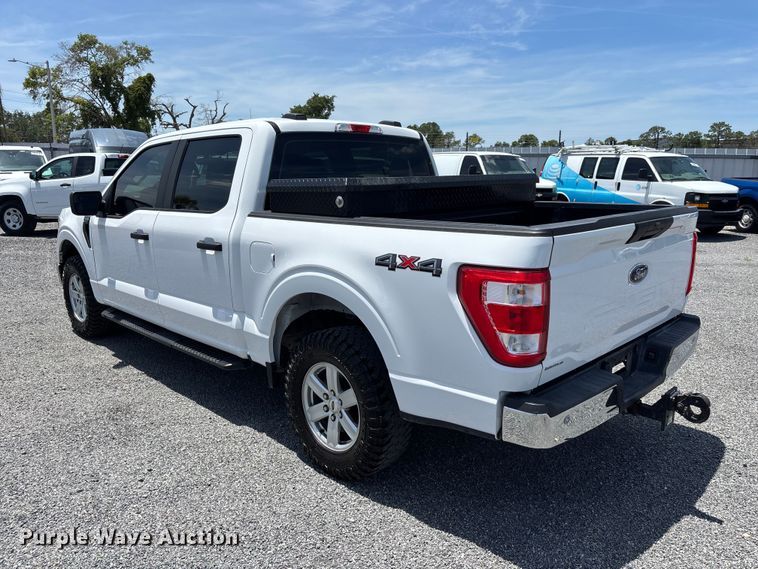 image for item YA3238 2021 Ford F150 Crew Cab pickup truck