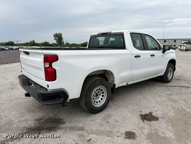 image for item YA3290 2022 Chevrolet Silverado 1500 Ext. Cab pickup truck