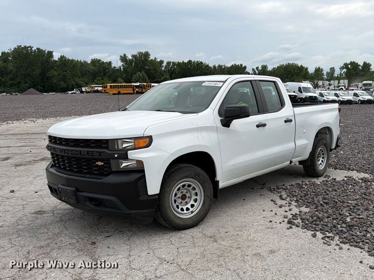image for item YA3290 2022 Chevrolet Silverado 1500 Ext. Cab pickup truck