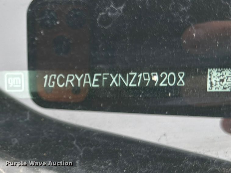 image for item YA3290 2022 Chevrolet Silverado 1500 Ext. Cab pickup truck