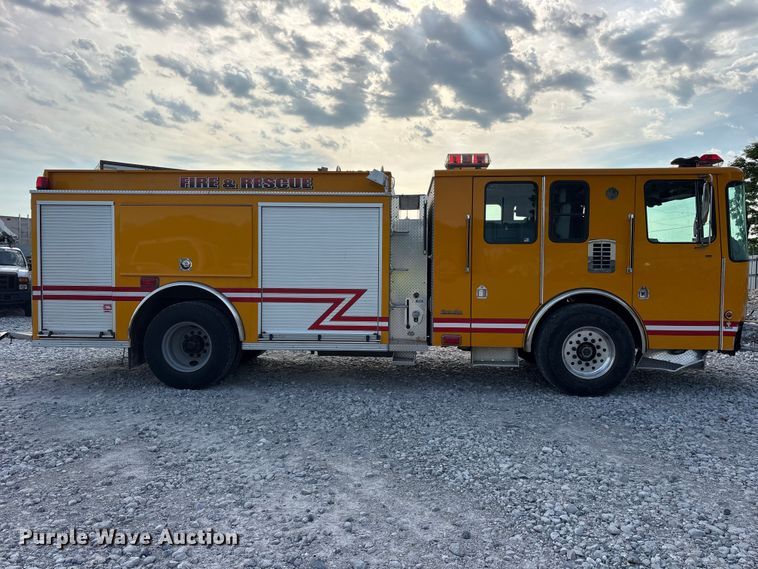 image for item YA3547 2001 Hendrickson Mobile Equipment pumper fire truck