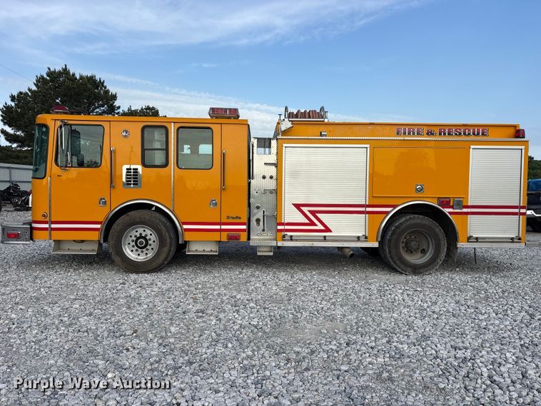 image for item YA3547 2001 Hendrickson Mobile Equipment pumper fire truck