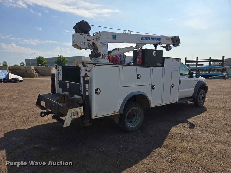 image for item DP8924 2007 Ford F550 XL Super Duty utility / service truck