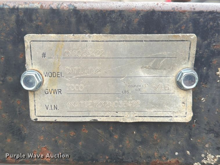 image for item DQ7794 2002 Forest River CMN035422 enclosed cargo trailer