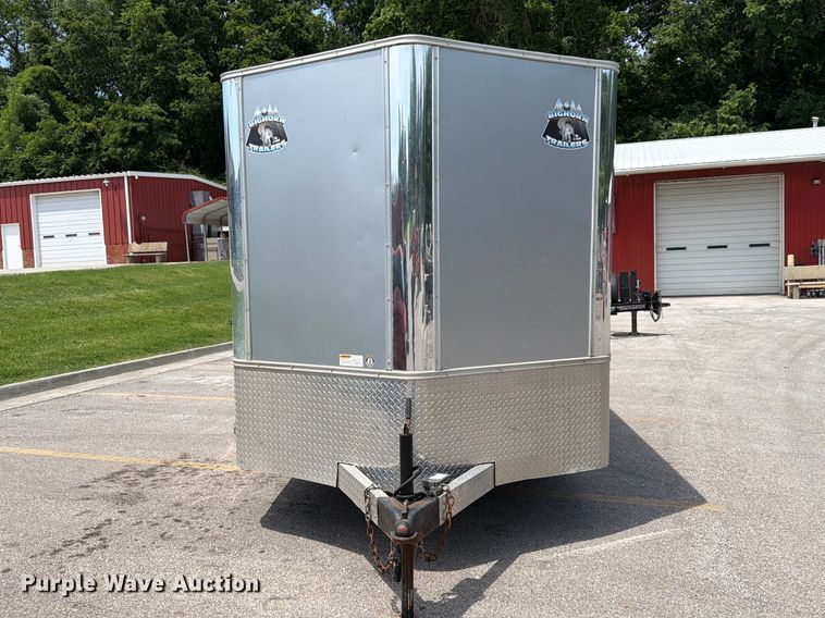 image for item DQ7795 2018 Big Horn Trailer EC 7 16 TA enclosed cargo trailer