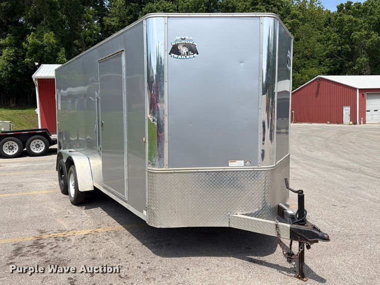 image for item DQ7795 2018 Big Horn Trailer EC 7 16 TA enclosed cargo trailer