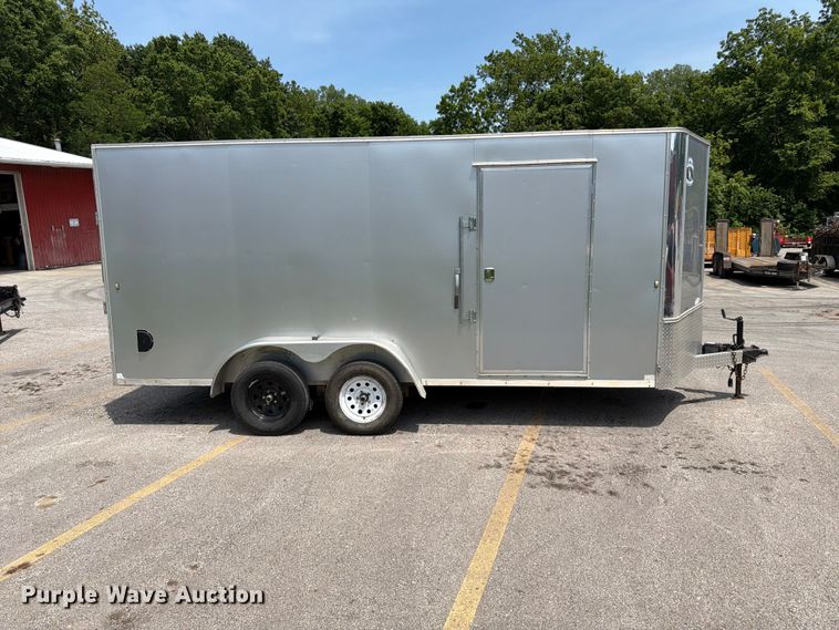 image for item DQ7795 2018 Big Horn Trailer EC 7 16 TA enclosed cargo trailer