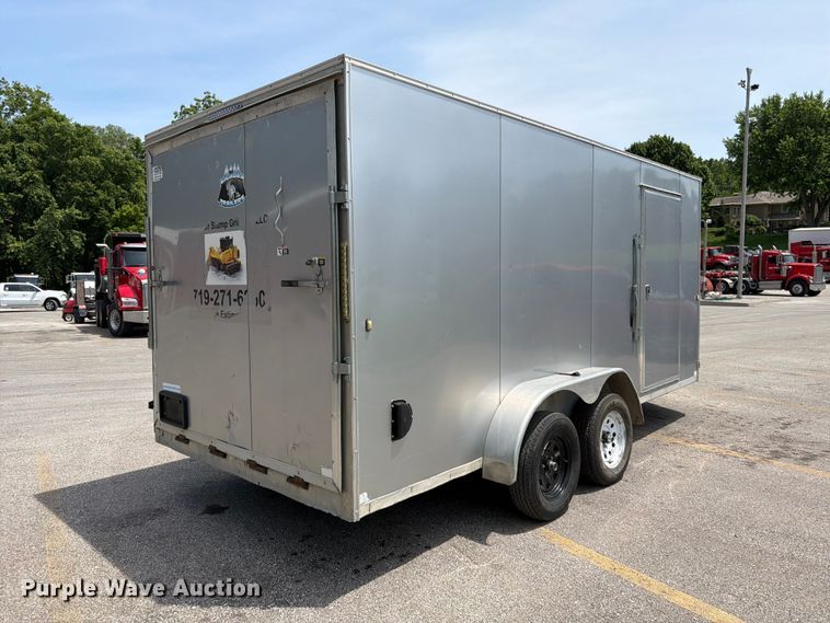 image for item DQ7795 2018 Big Horn Trailer EC 7 16 TA enclosed cargo trailer