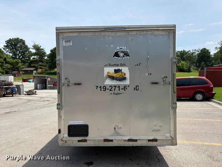 image for item DQ7795 2018 Big Horn Trailer EC 7 16 TA enclosed cargo trailer