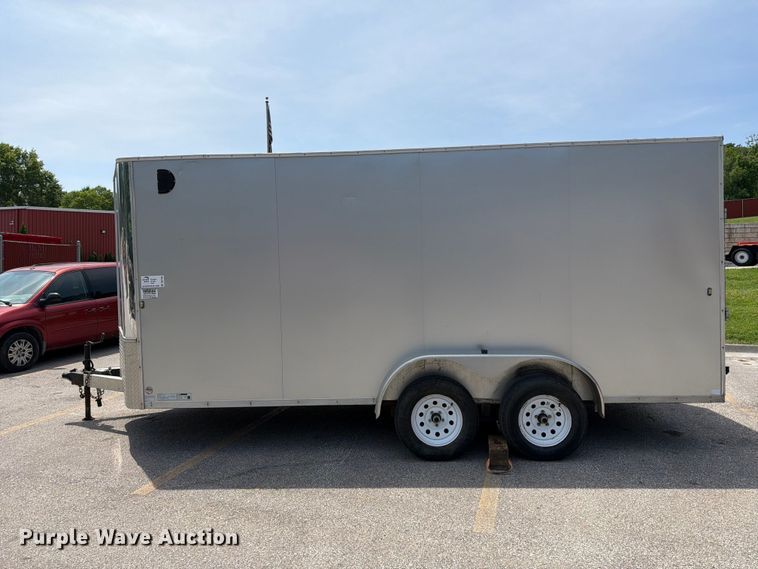 image for item DQ7795 2018 Big Horn Trailer EC 7 16 TA enclosed cargo trailer
