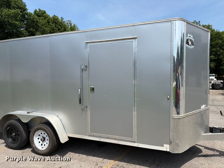 image for item DQ7795 2018 Big Horn Trailer EC 7 16 TA enclosed cargo trailer