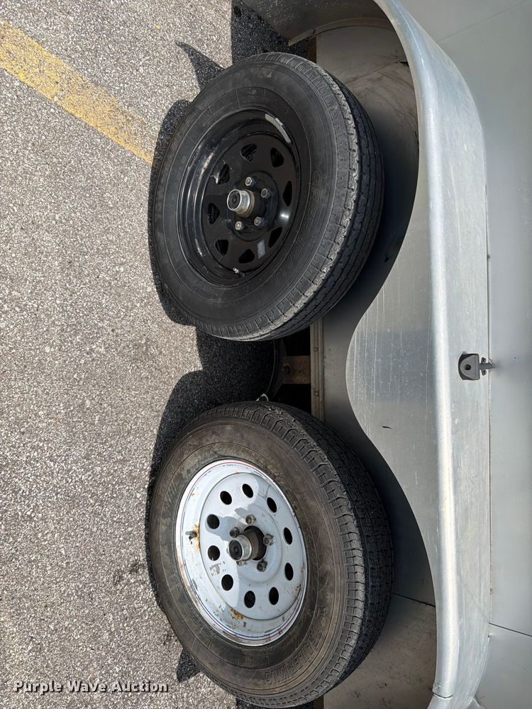 image for item DQ7795 2018 Big Horn Trailer EC 7 16 TA enclosed cargo trailer