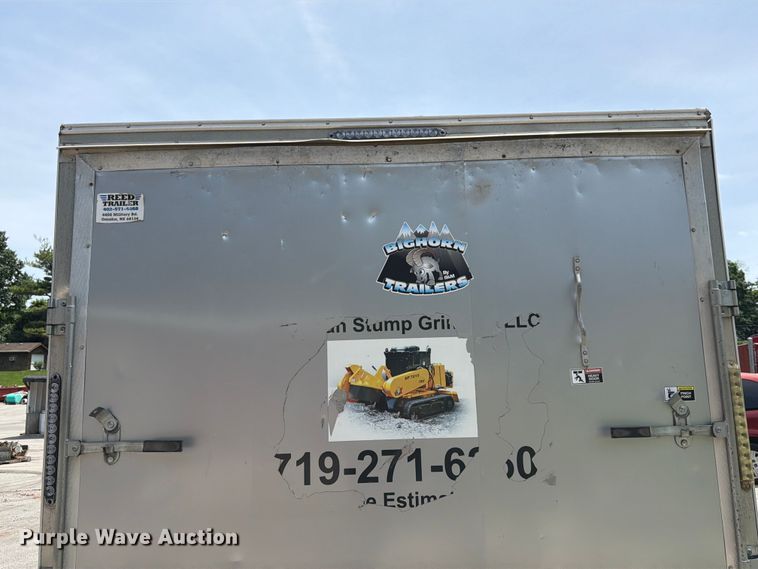 image for item DQ7795 2018 Big Horn Trailer EC 7 16 TA enclosed cargo trailer