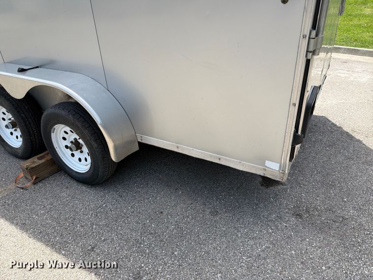 image for item DQ7795 2018 Big Horn Trailer EC 7 16 TA enclosed cargo trailer
