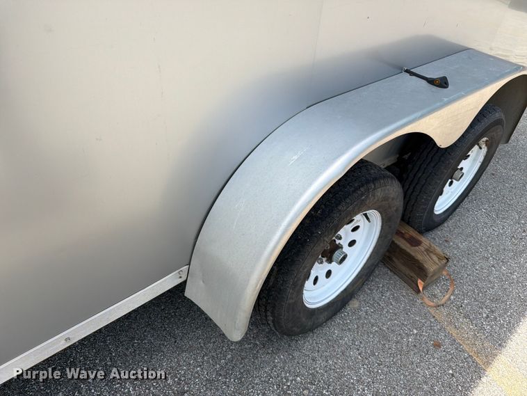 image for item DQ7795 2018 Big Horn Trailer EC 7 16 TA enclosed cargo trailer