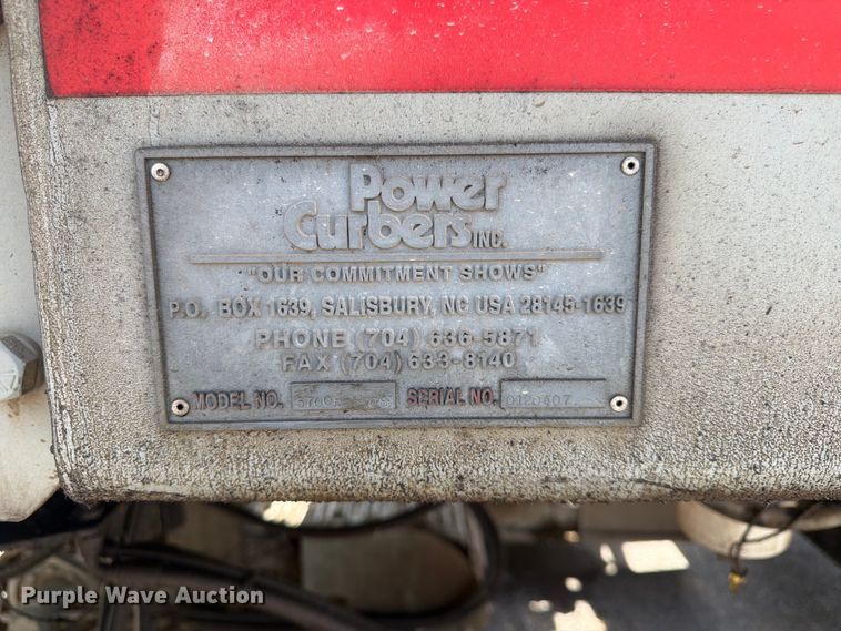 image for item DQ7800 Power Curber 5700B curb machine