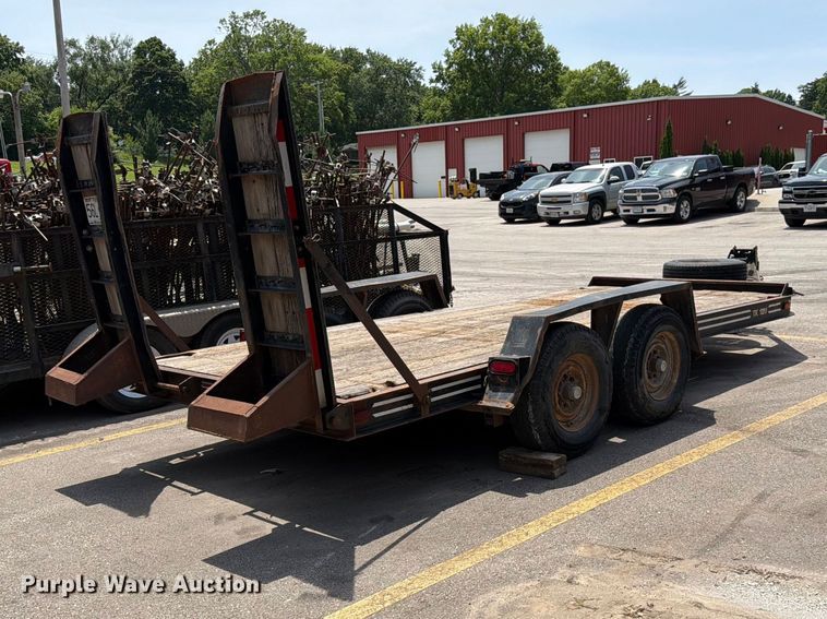 image for item DQ7805 1989 Trail King TK1U-1600 equipment trailer