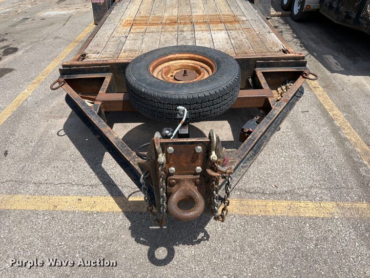 image for item DQ7805 1989 Trail King TK1U-1600 equipment trailer