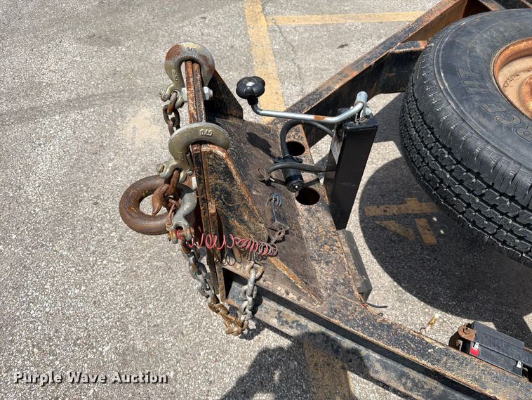image for item DQ7805 1989 Trail King TK1U-1600 equipment trailer