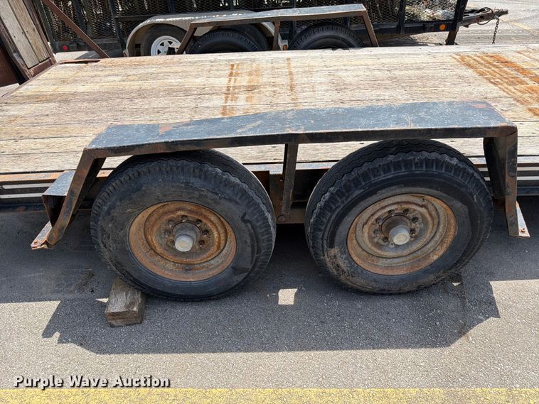 image for item DQ7805 1989 Trail King TK1U-1600 equipment trailer