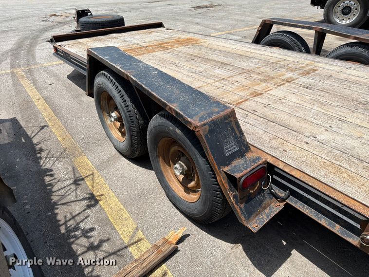image for item DQ7805 1989 Trail King TK1U-1600 equipment trailer